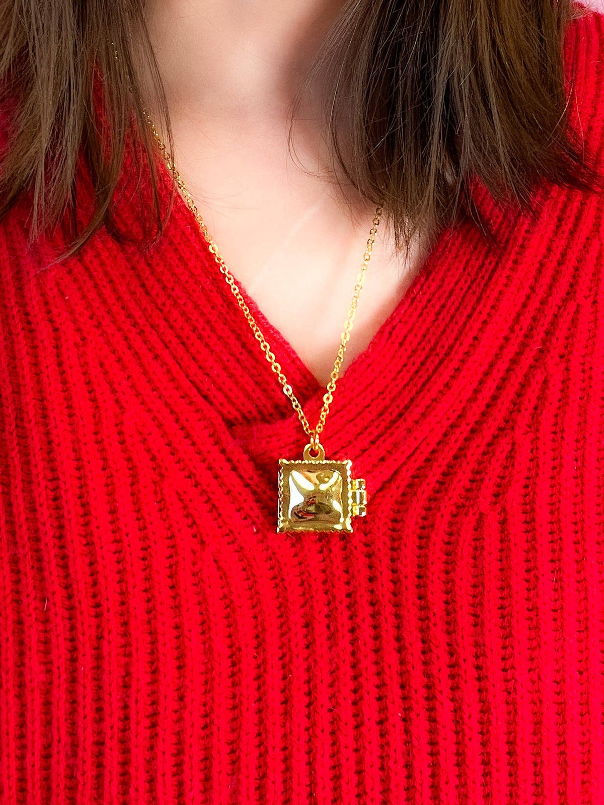 Ravioli Locket Necklace - House of Dow
