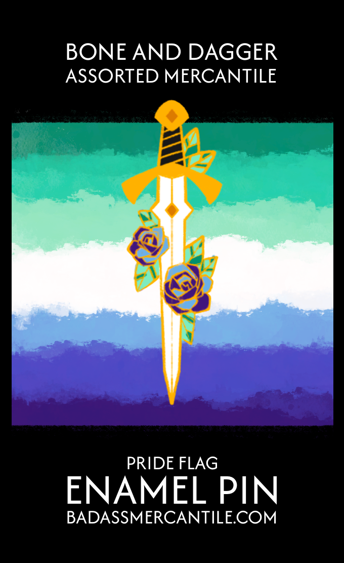 Pride Sword Enamel Pin