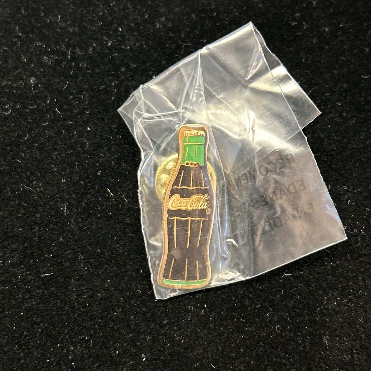 Deadstock Vintage Coca Cola Pin Sealed 80s 90s Jacket Pin