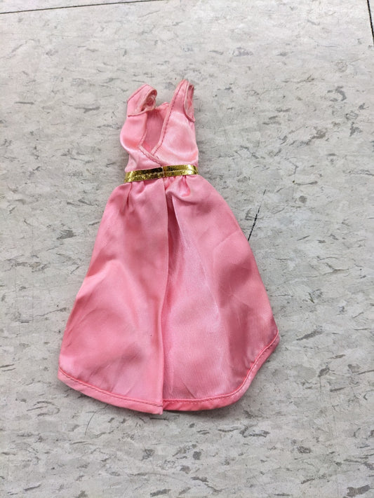 Vintage Barbie Clothes - MOD Era 1144 Growin' Pretty Hair Barbie Pink Dress