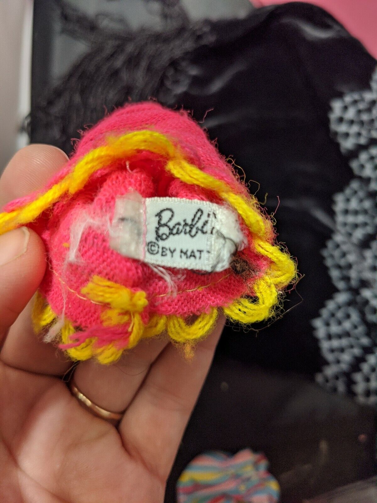 Vintage Barbie Doll Mod PINK top Talking Barbie Doll #1115 Clothes Mattel
