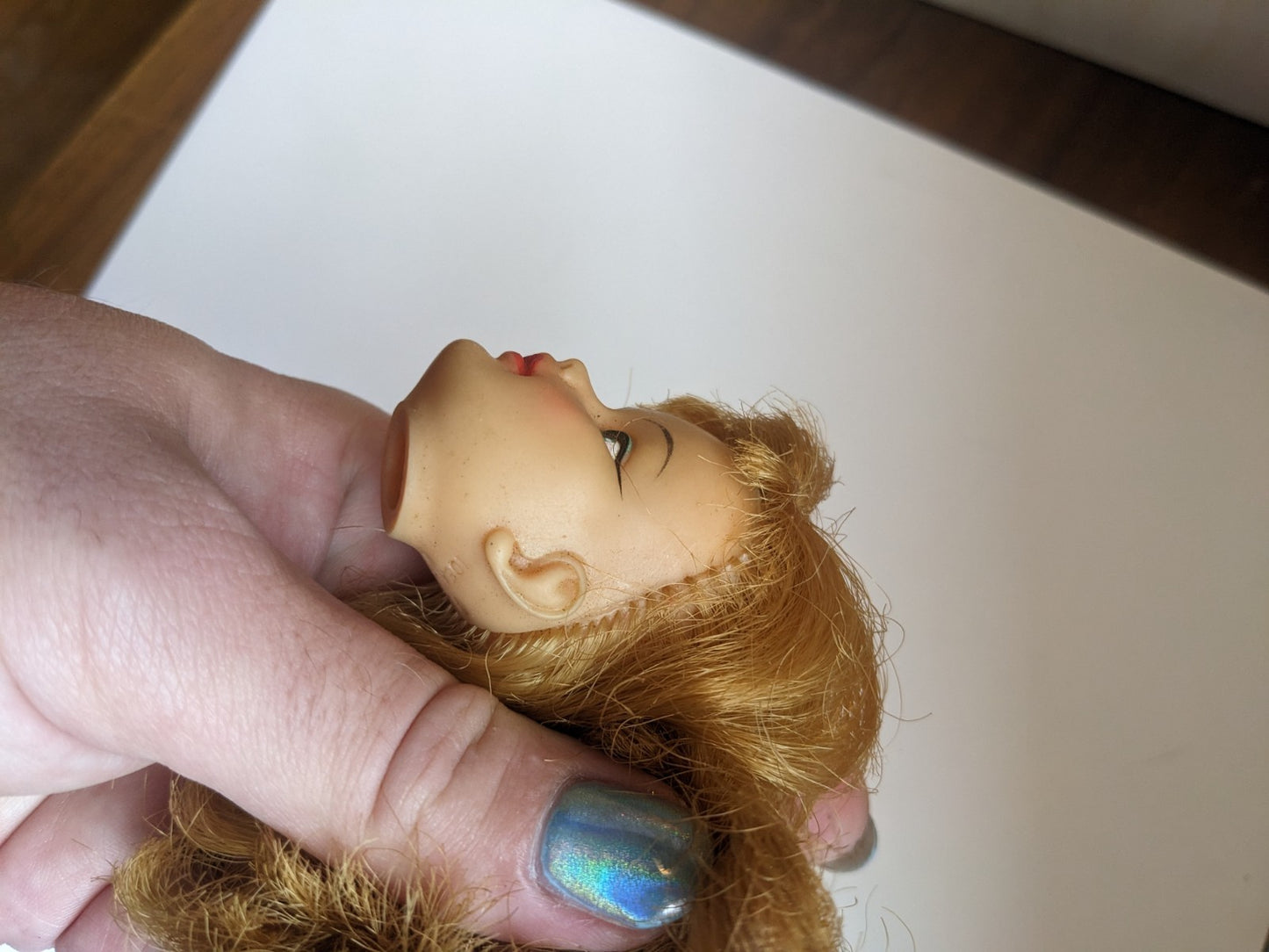 Vintage 1965 Ideal Miss Clairol Glamour Misty Tammy W12-3 Blue Head Only