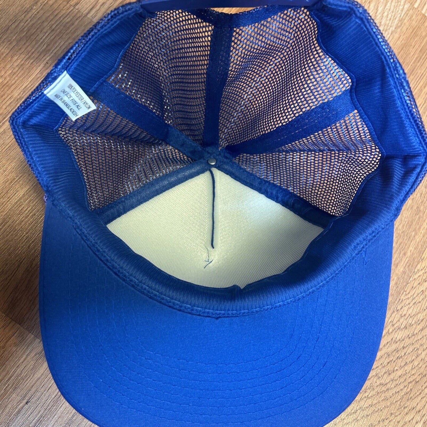 Vintage Novelty Trucker SnapBack Caution I’m On My Way To BINGO Deadstock Funny