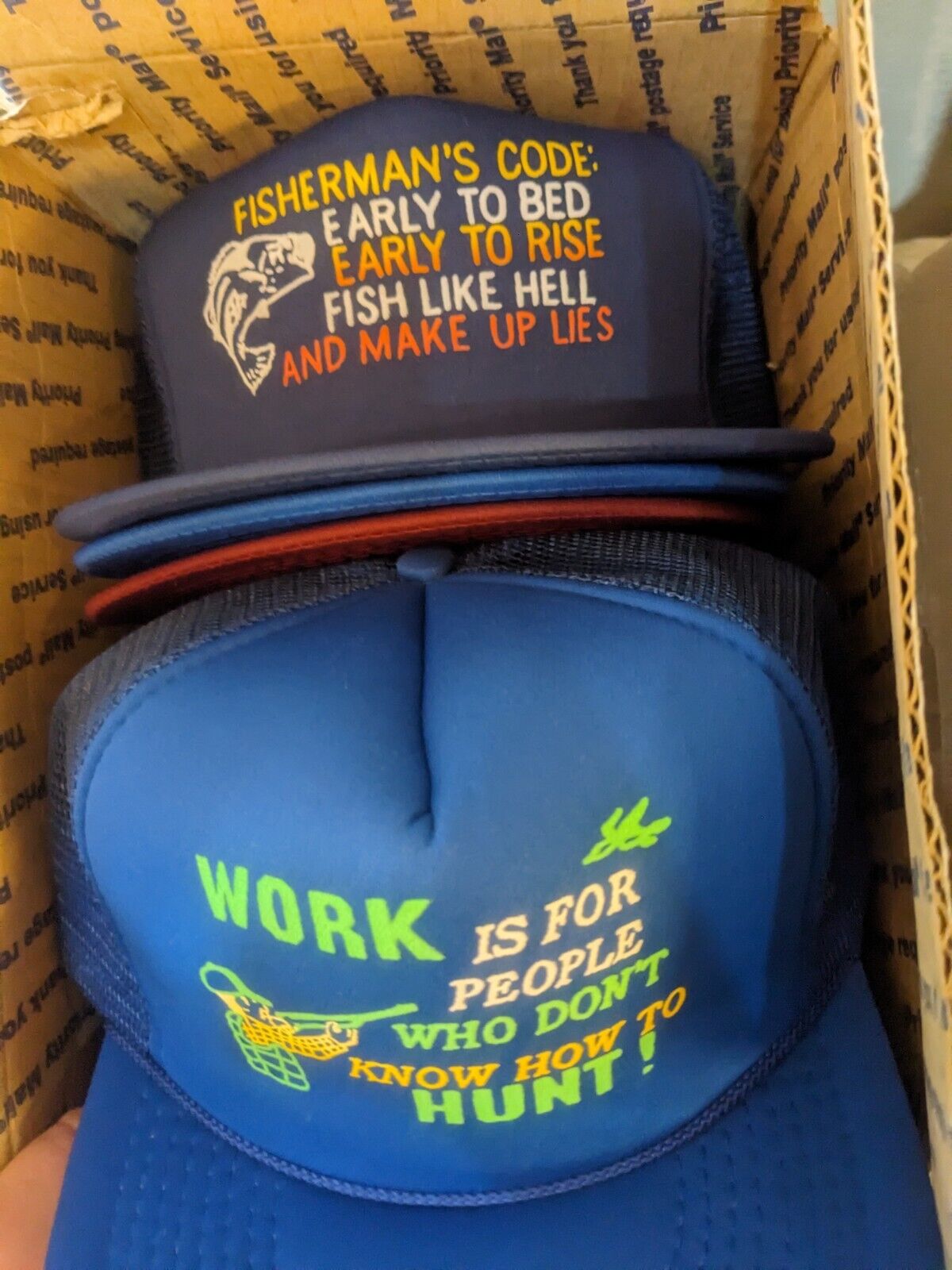 One Single Vintage Snapback Hat Caps Novelty Funny Deadstock Picked At Random