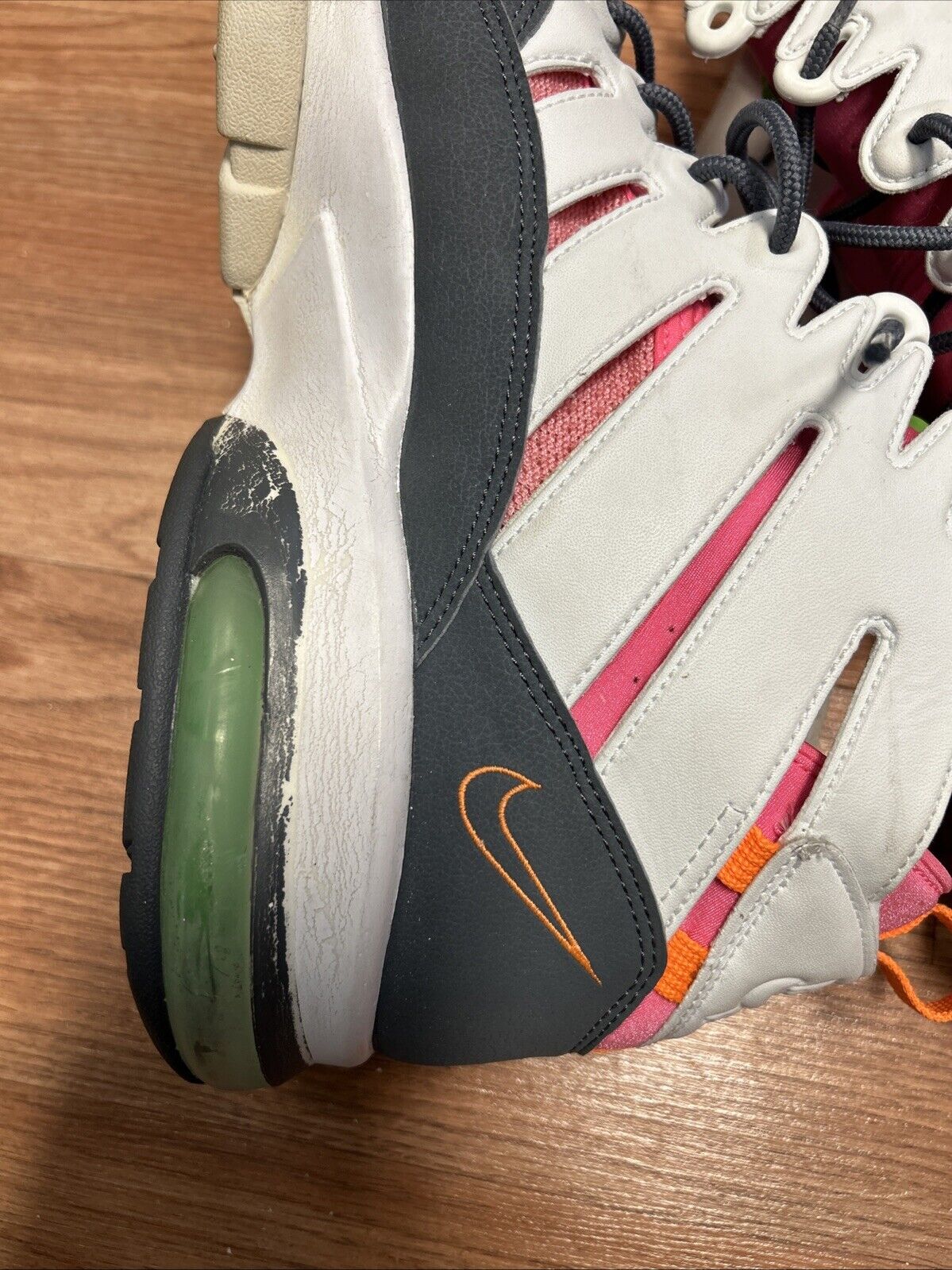 Nike Air Max2 Running Shoes Size 13 White Pink Grey No Box great condition