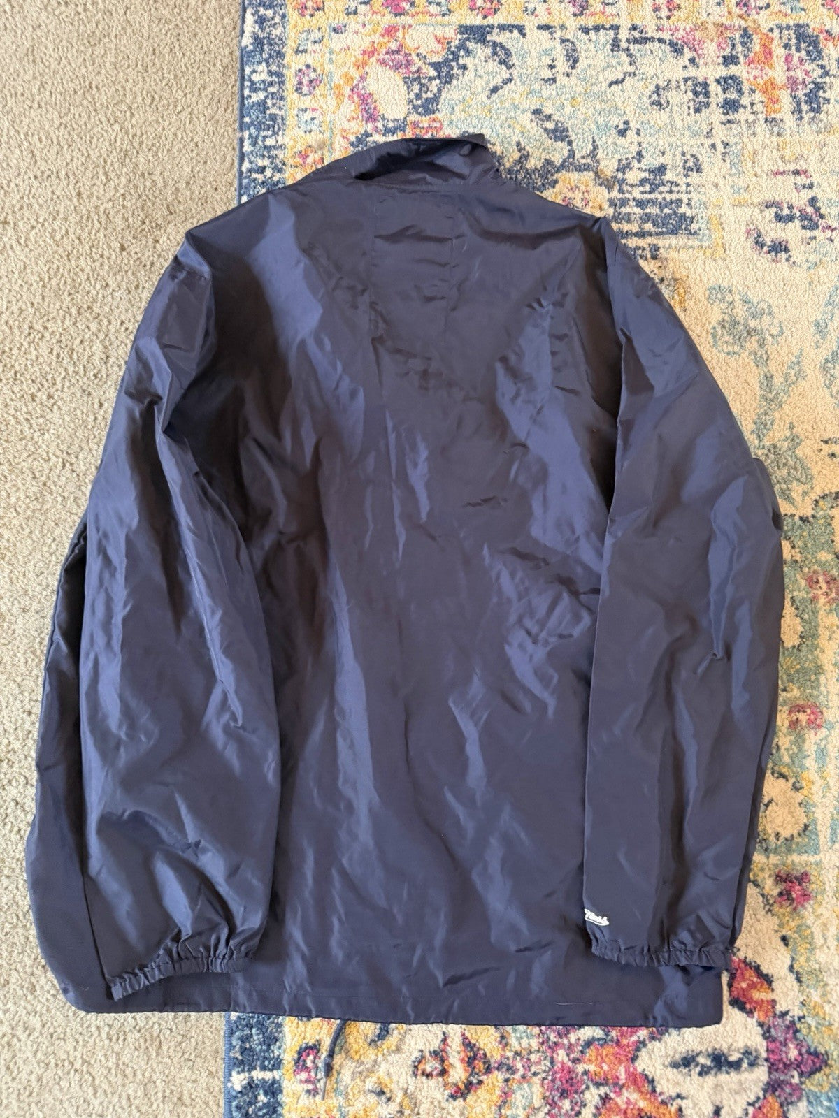 AS IS MLB Mitchell And Ness Cooperstown Collection Raincoat Cubs Baseball- 2XL
