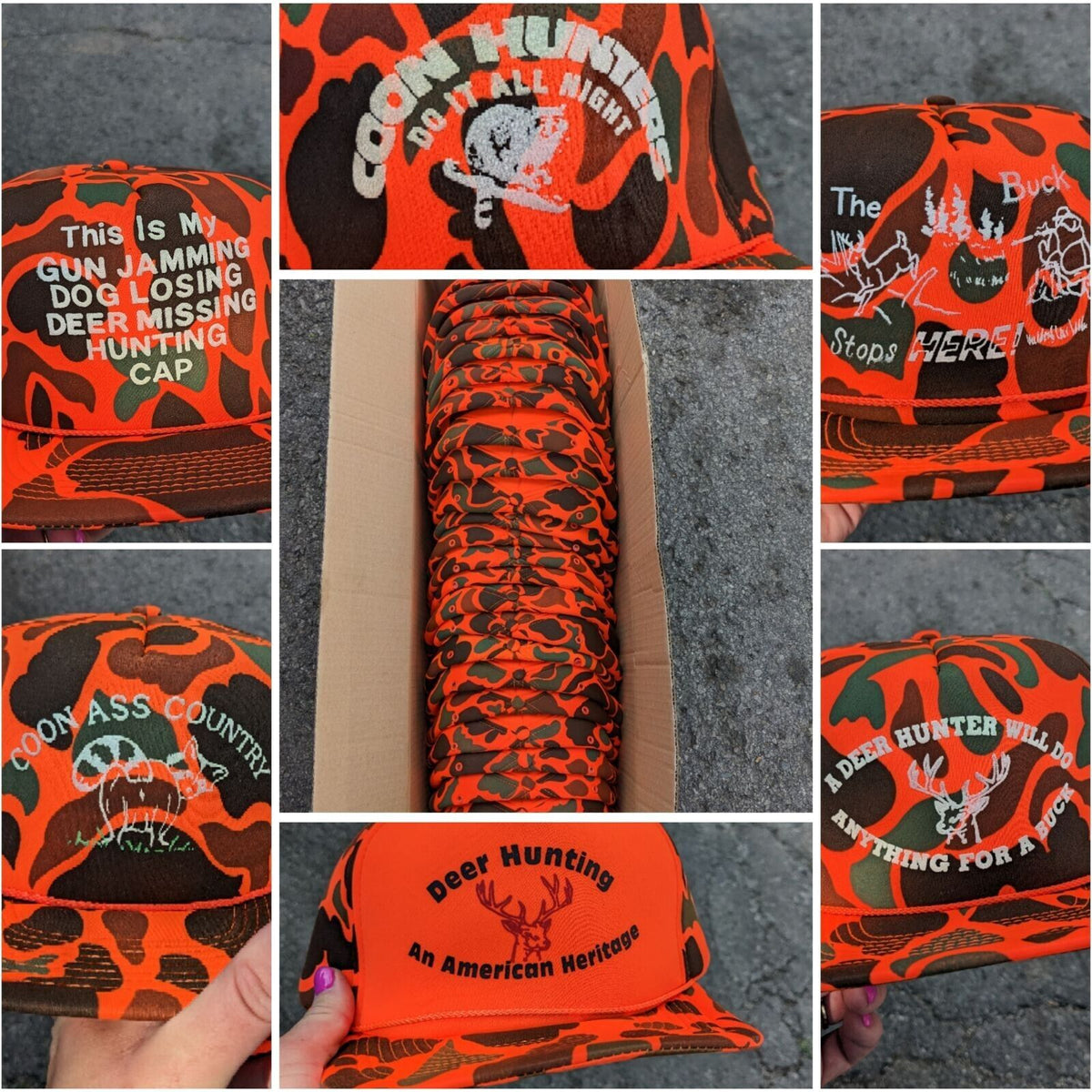One Single Vintage Snapback Hat Caps Novelty Funny Deadstock Picked At Random