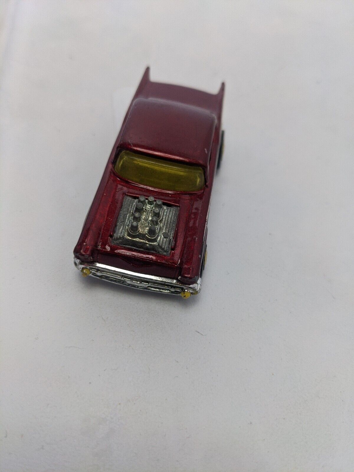 1976 Chevy '57 hot wheels Malaysia dark red