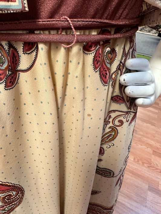 1970's Dalani II Bandana Inspired Dress