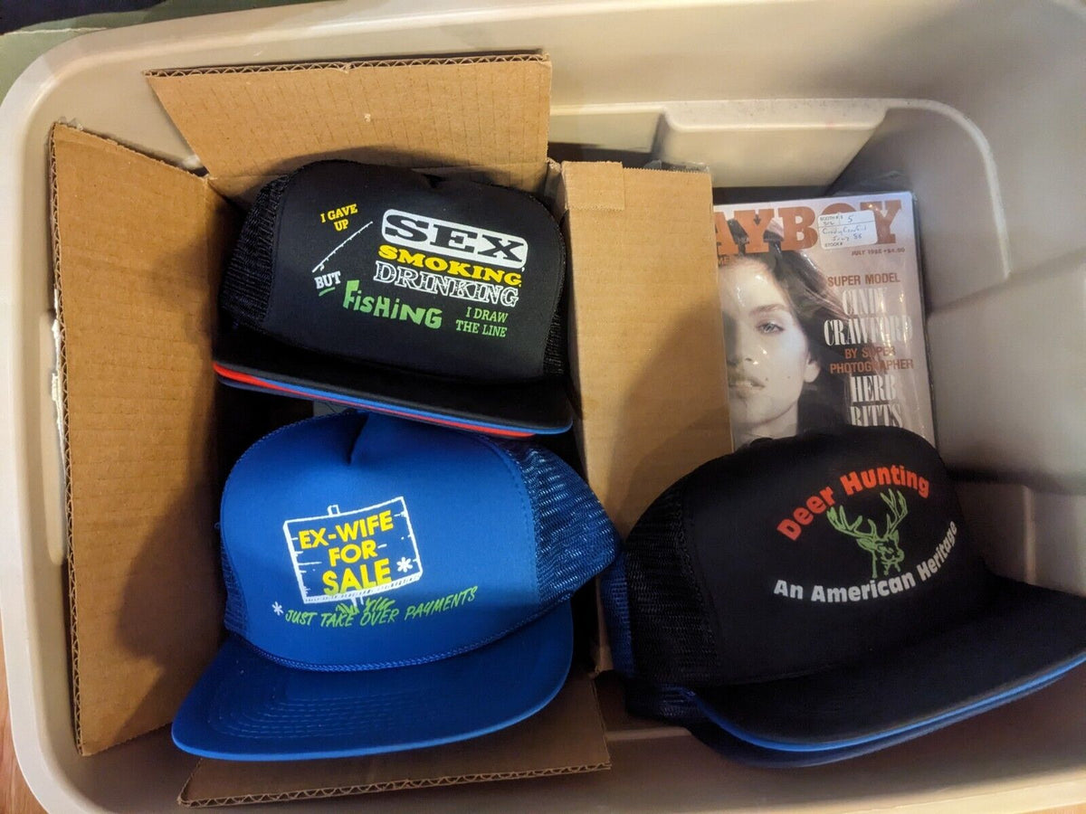 One Single Vintage Snapback Hat Caps Novelty Funny Deadstock Picked At Random