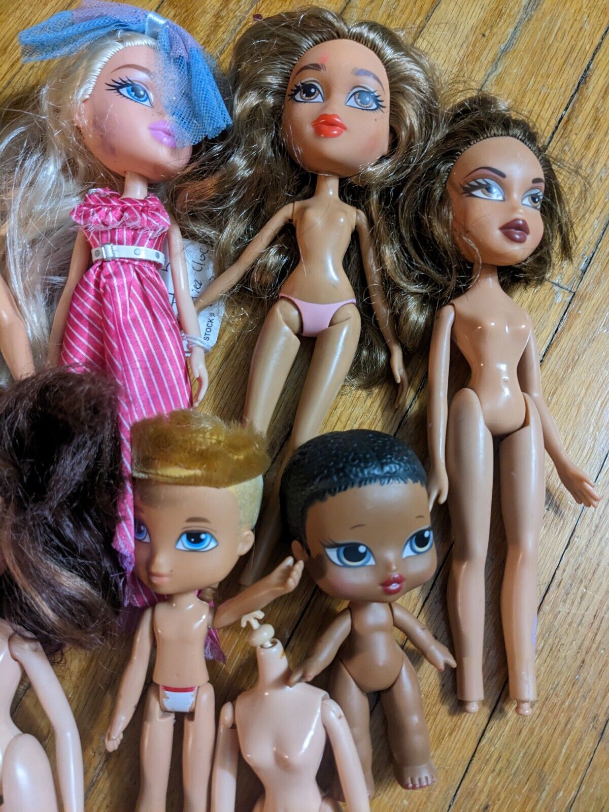 Bratz TLC Lot - THESE DOLLS ARE FOR PARTS All Have Wear