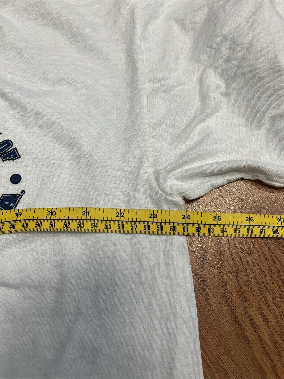 DEADSTOCK Vintage 80s University Of Virginia Short Sleeve Shirt Men's White XL