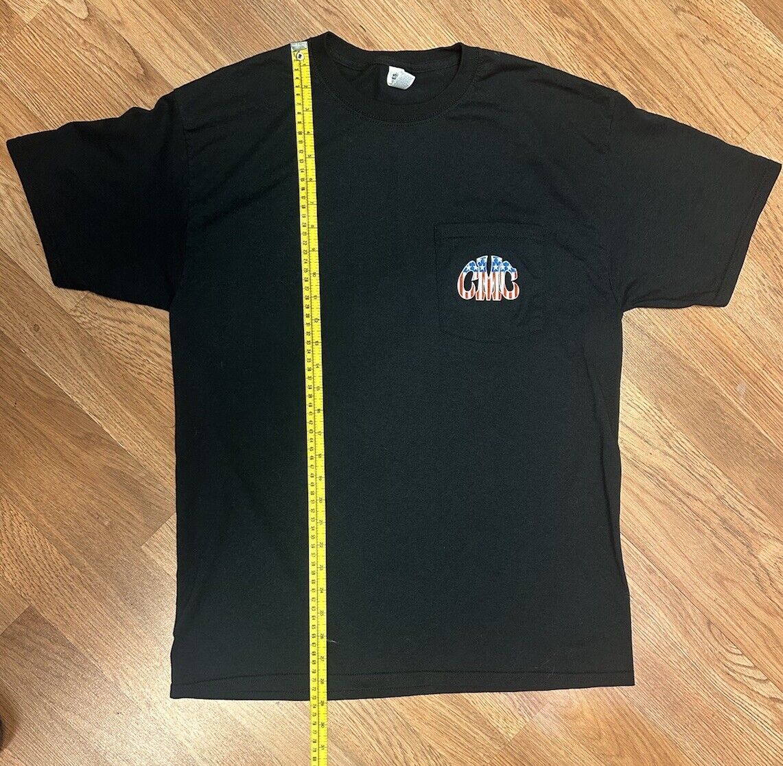Vintage Y2K Style “Chop Machine Cycles” Retro T-Shirt size Large Toledo