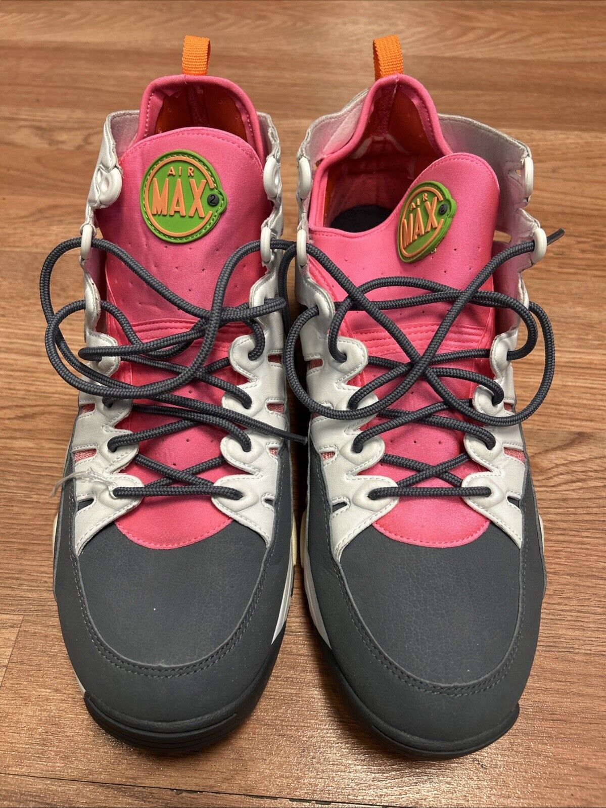 Nike Air Max2 Running Shoes Size 13 White Pink Grey No Box great condition