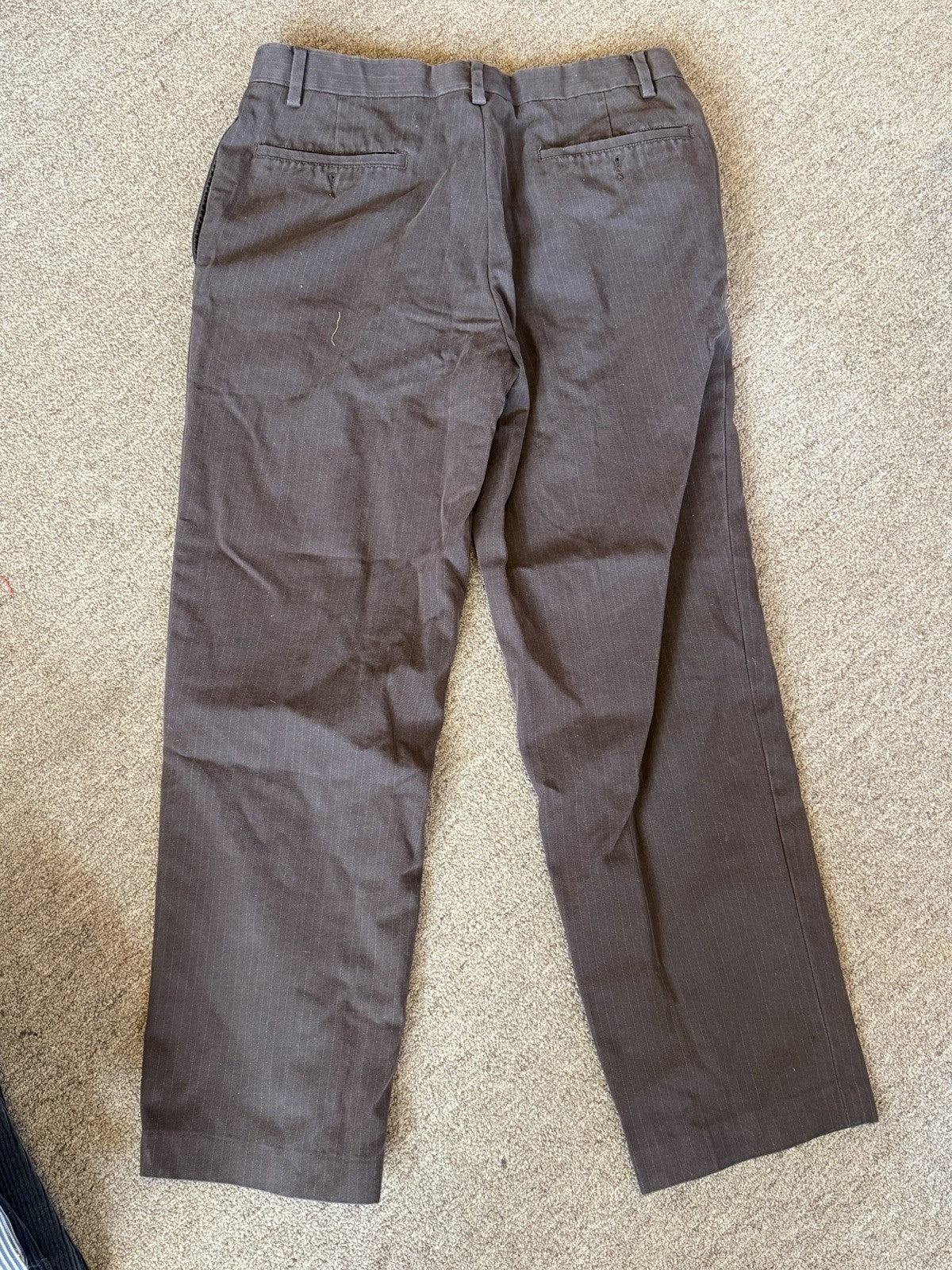 Murano Men's Dress Pants Ultimate Modern Comfort Straight Brown Size 32 x 30
