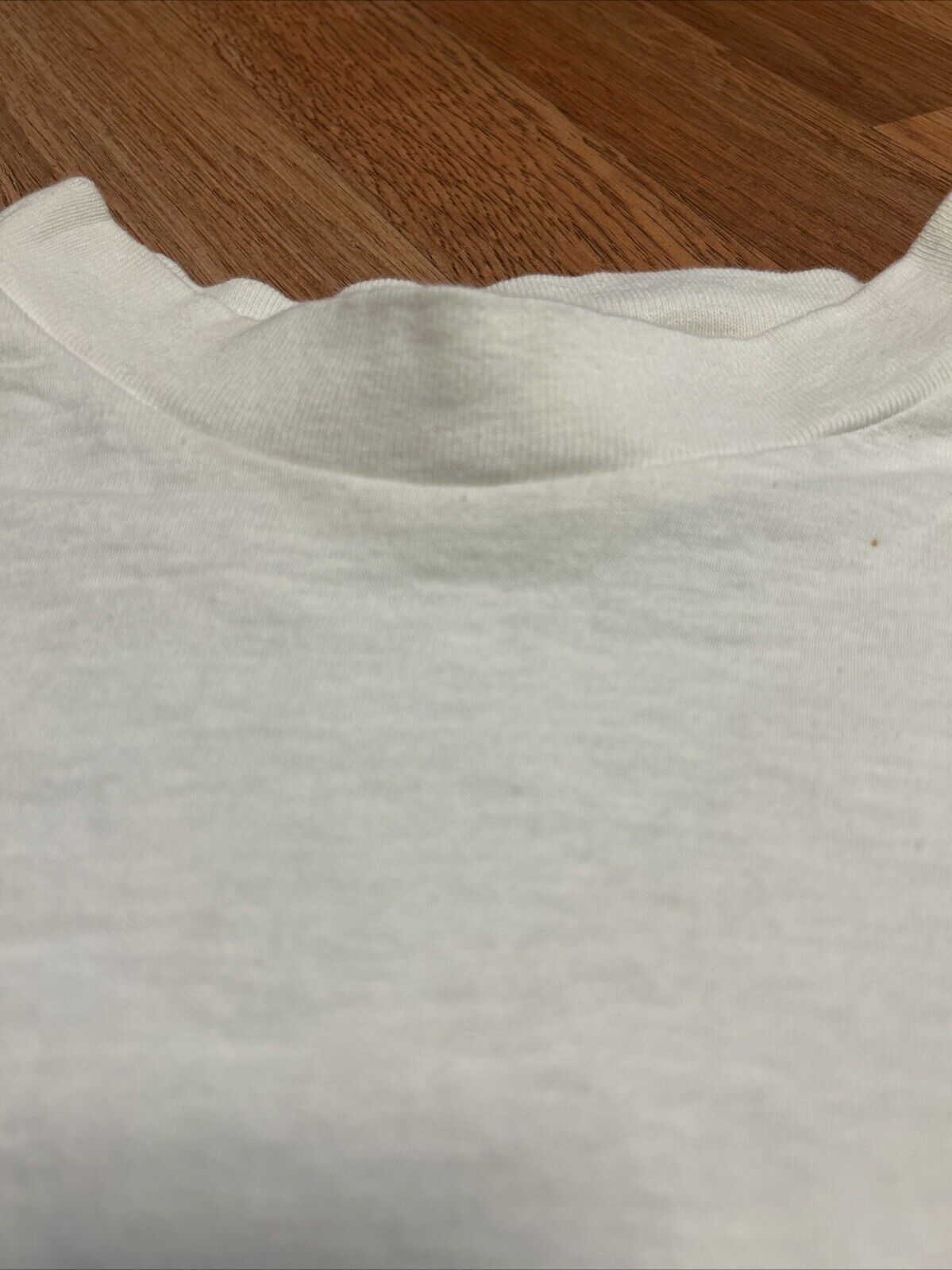 DEADSTOCK Vintage 80s University Of Virginia Short Sleeve Shirt Men's White XL