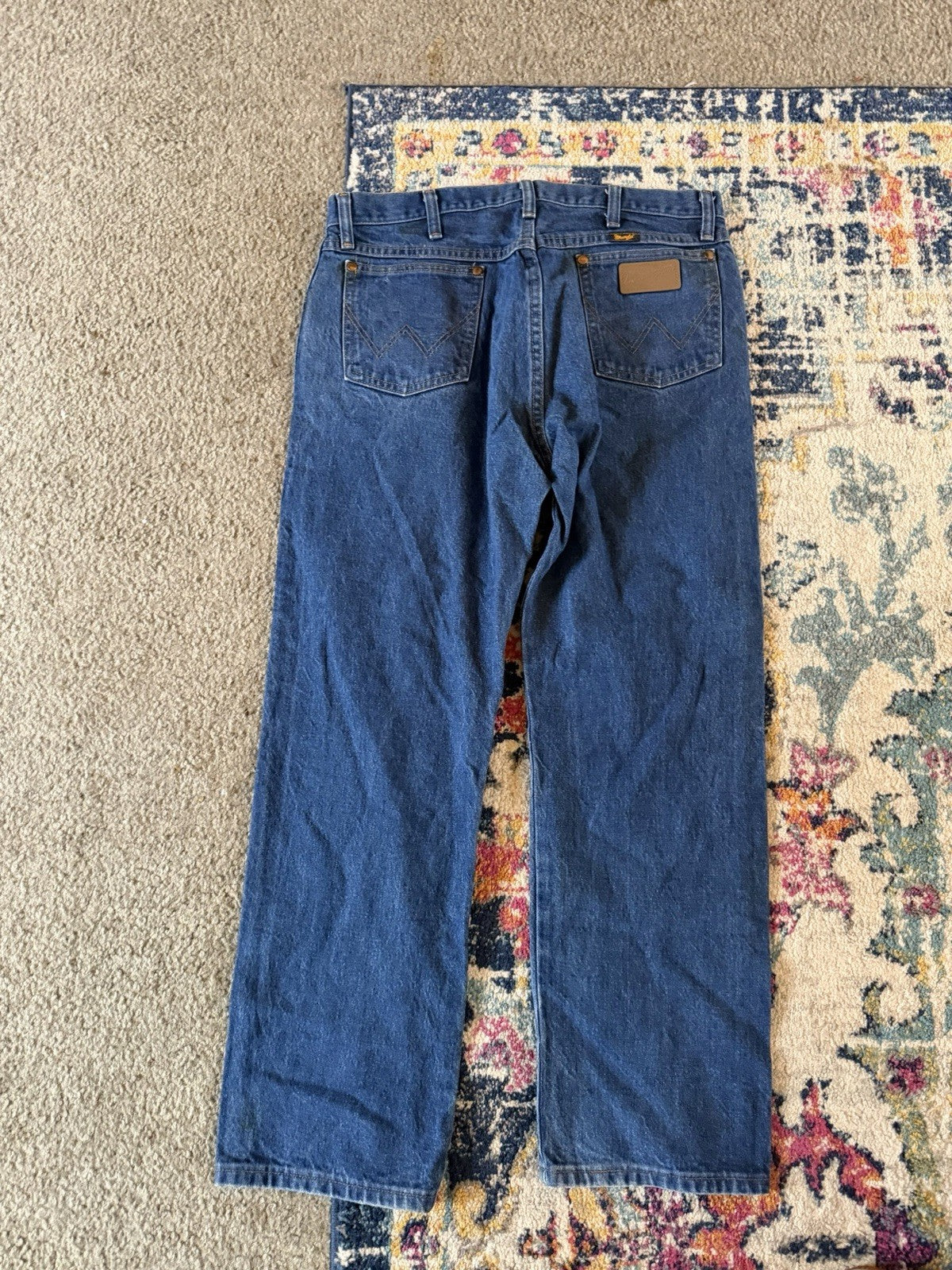 Vintage Wrangler Jeans Mens 36x30 Blue 13MWZ Cowboy Cut Denim Casual Preppy