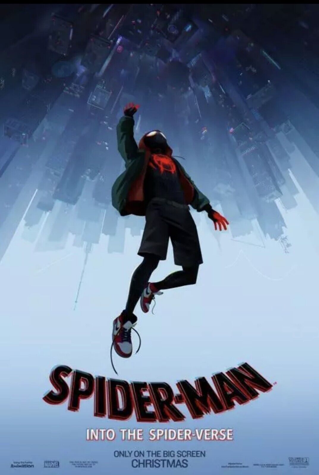 SPIDER-MAN: INTO THE SPIDER-VERSE Movie POSTER 22.375" x 34" Shameik Moore