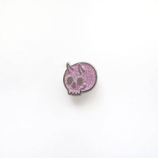These Things - Lil demon skull enamel pin