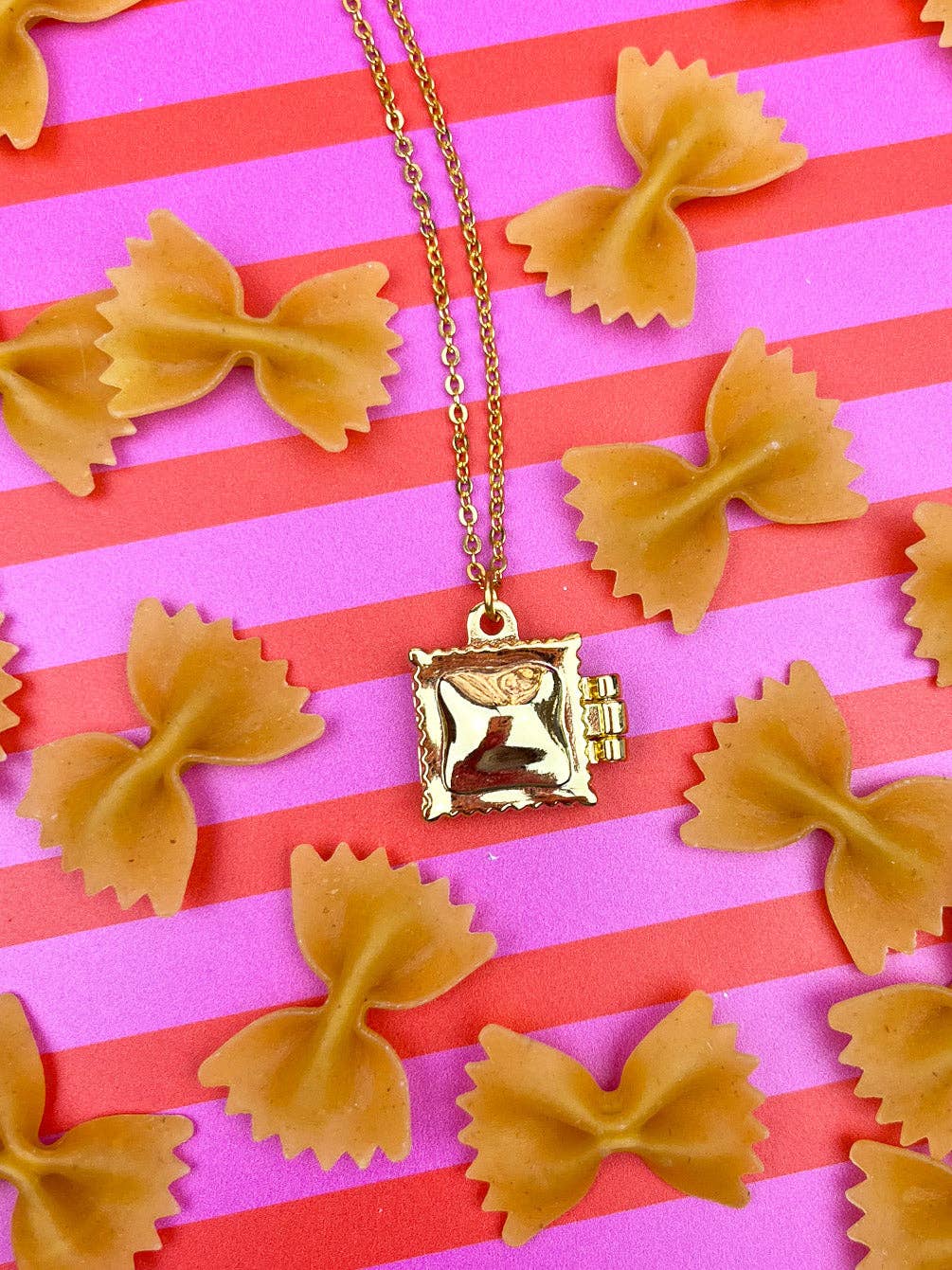 Ravioli Locket Necklace - House of Dow