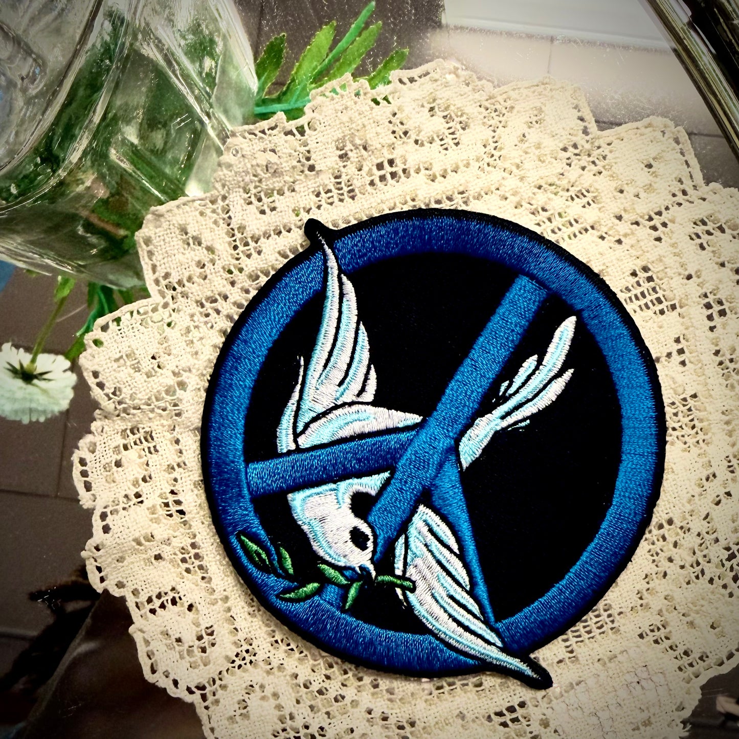 "No Peace Dove" Embroidered Patch