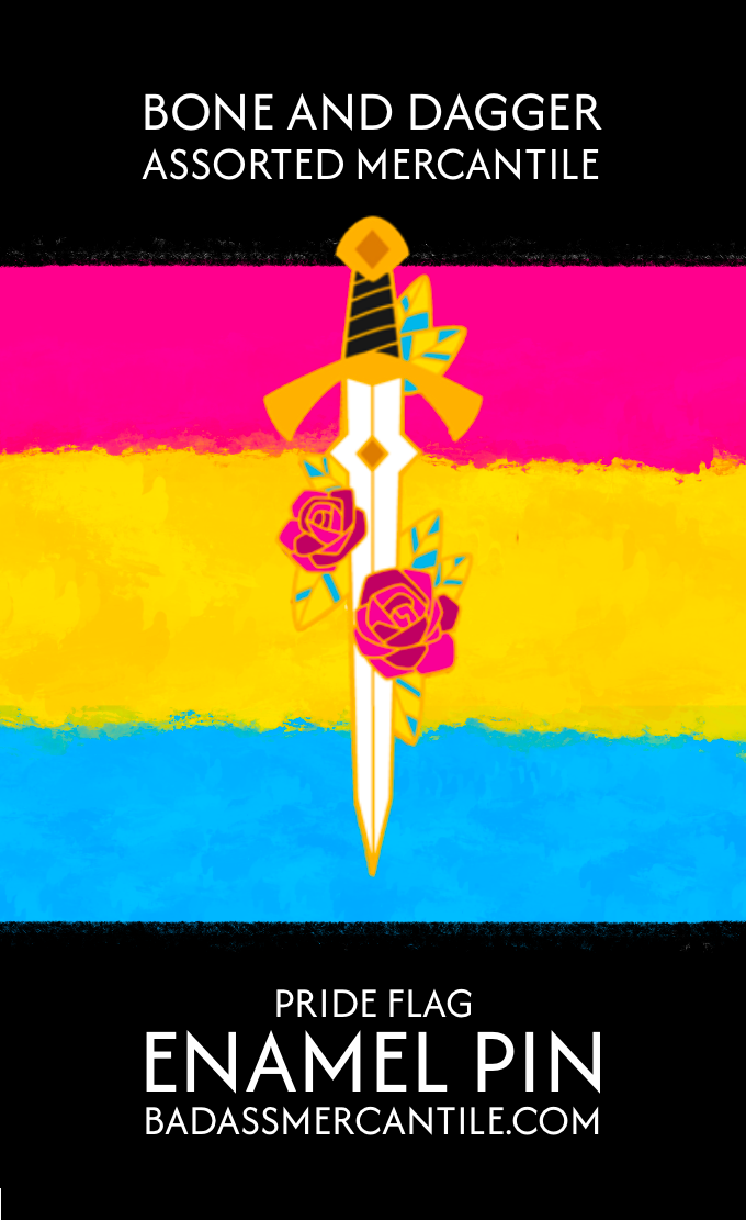 Pride Sword Enamel Pin