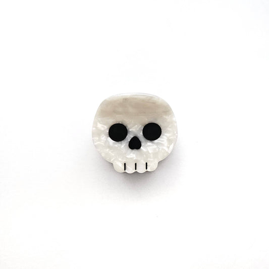 Skull hair clip