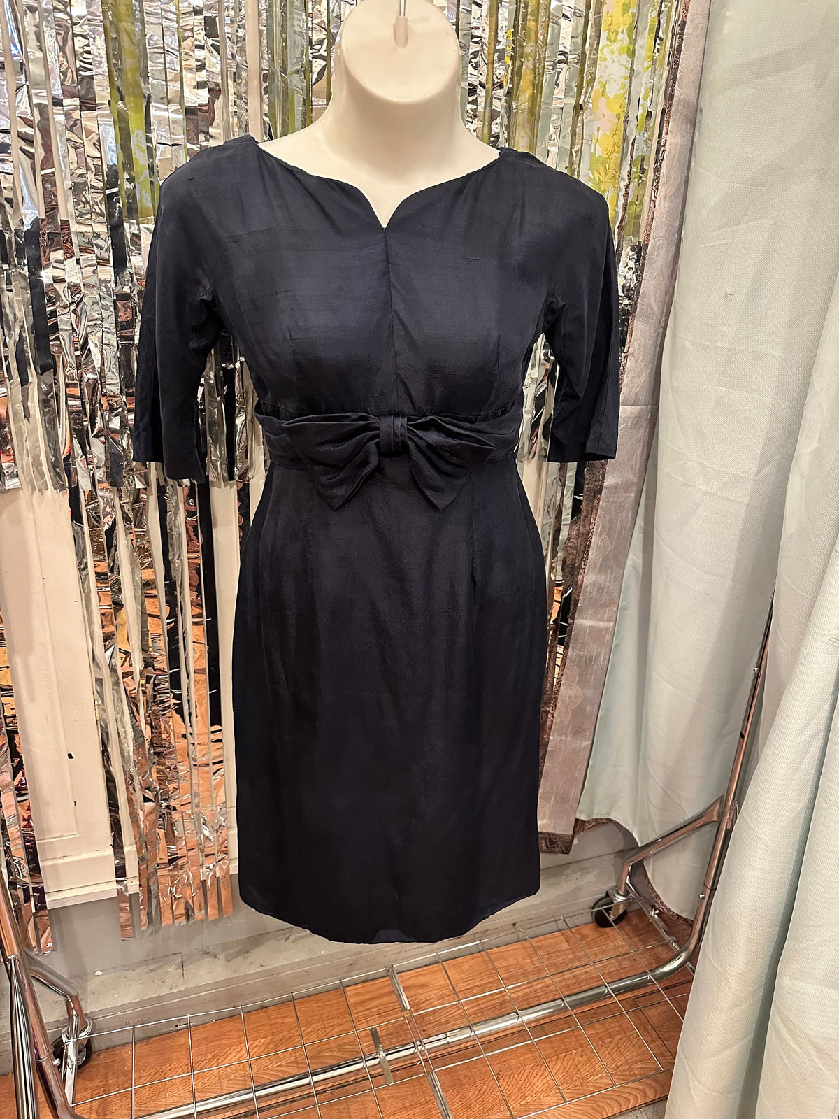 1950's Gigi Young Raw Silk Dress Large - House of Dow