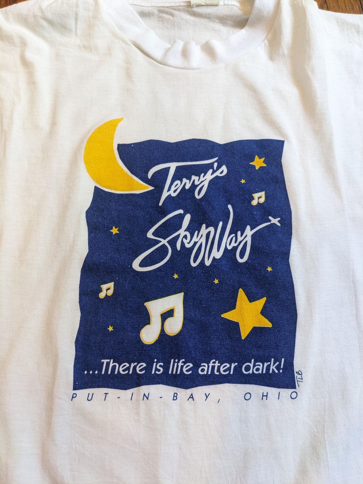 Deadstock 80s 90s t-shirt Terry's Skyway Put-in-bay Ohio PiB XXL T-shirt - House of Dow