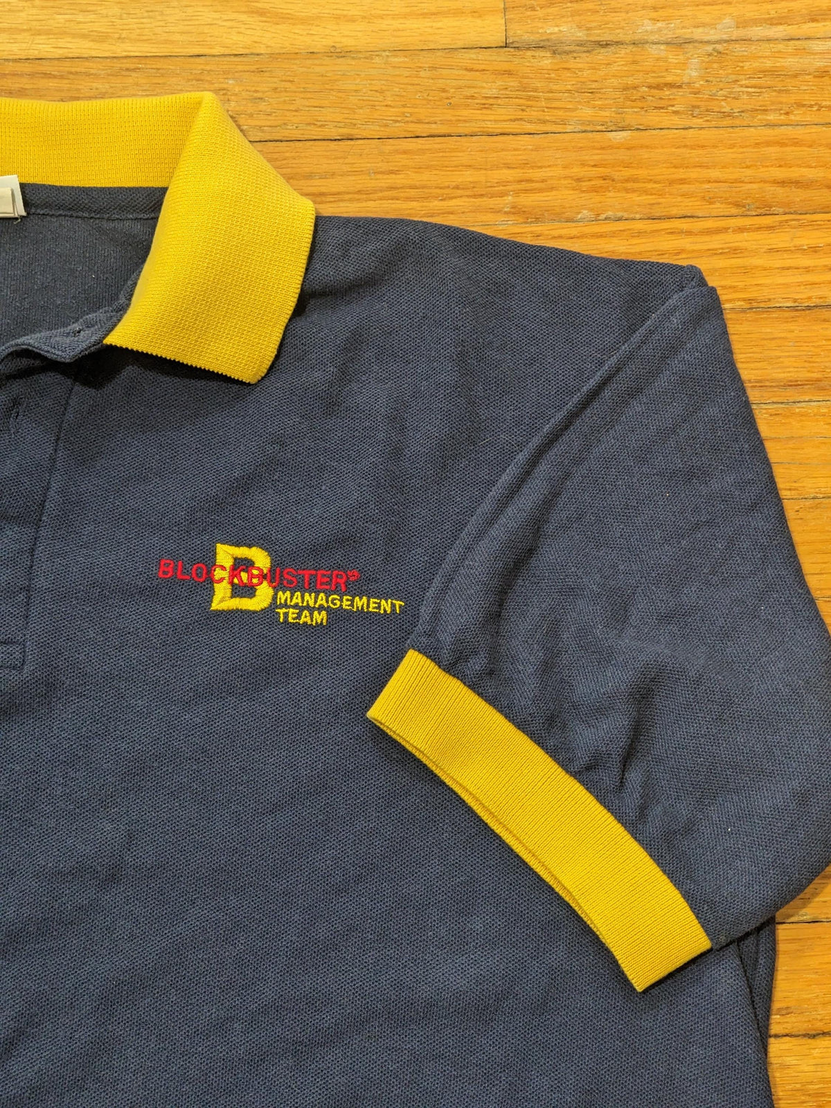 Blockbuster Management vintage polo shirt size Xl men's 90s - House of Dow