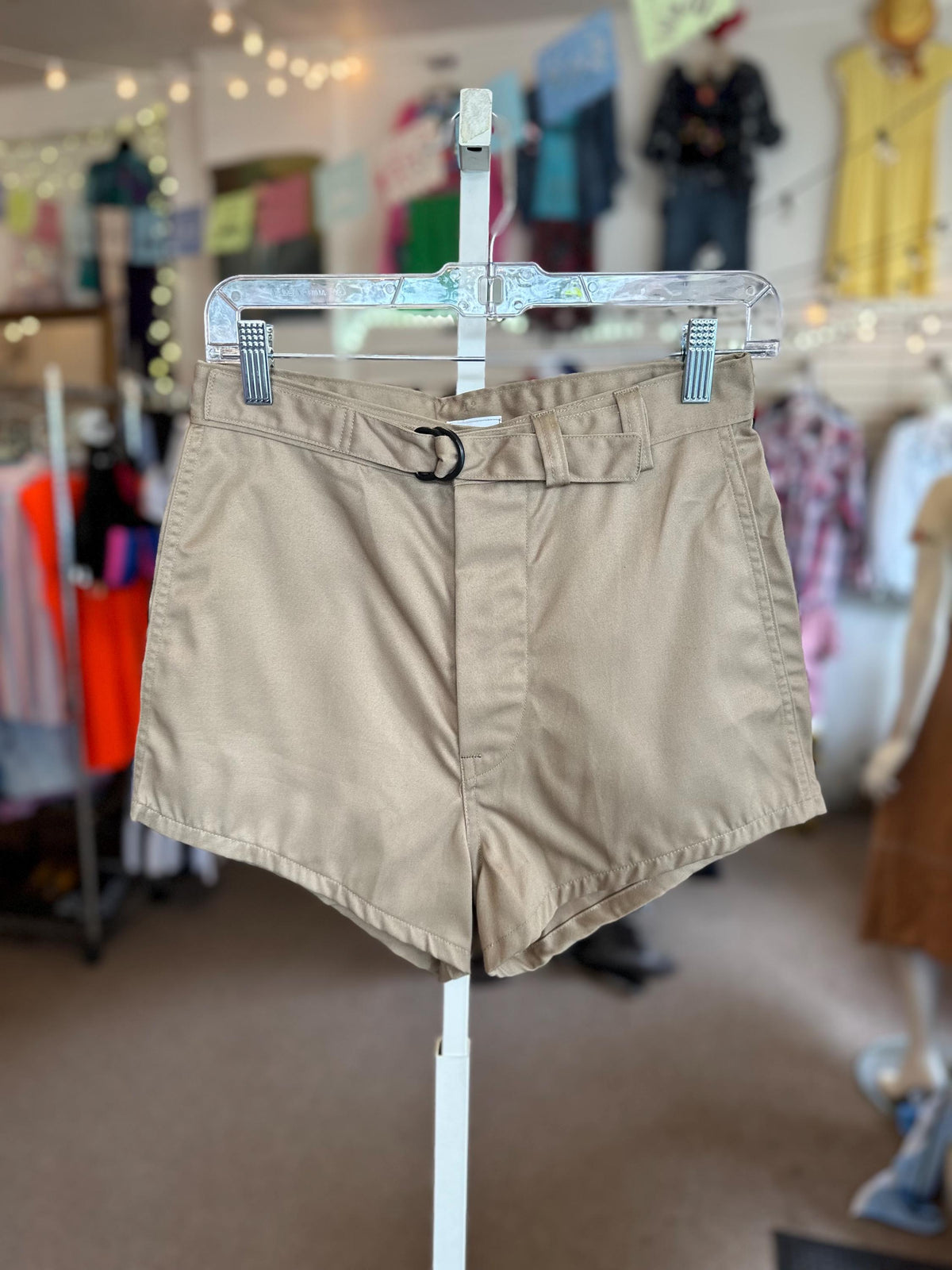 Deadstock Beige U.S. Navy Dive Swim Trunks size Small - XS - House of Dow