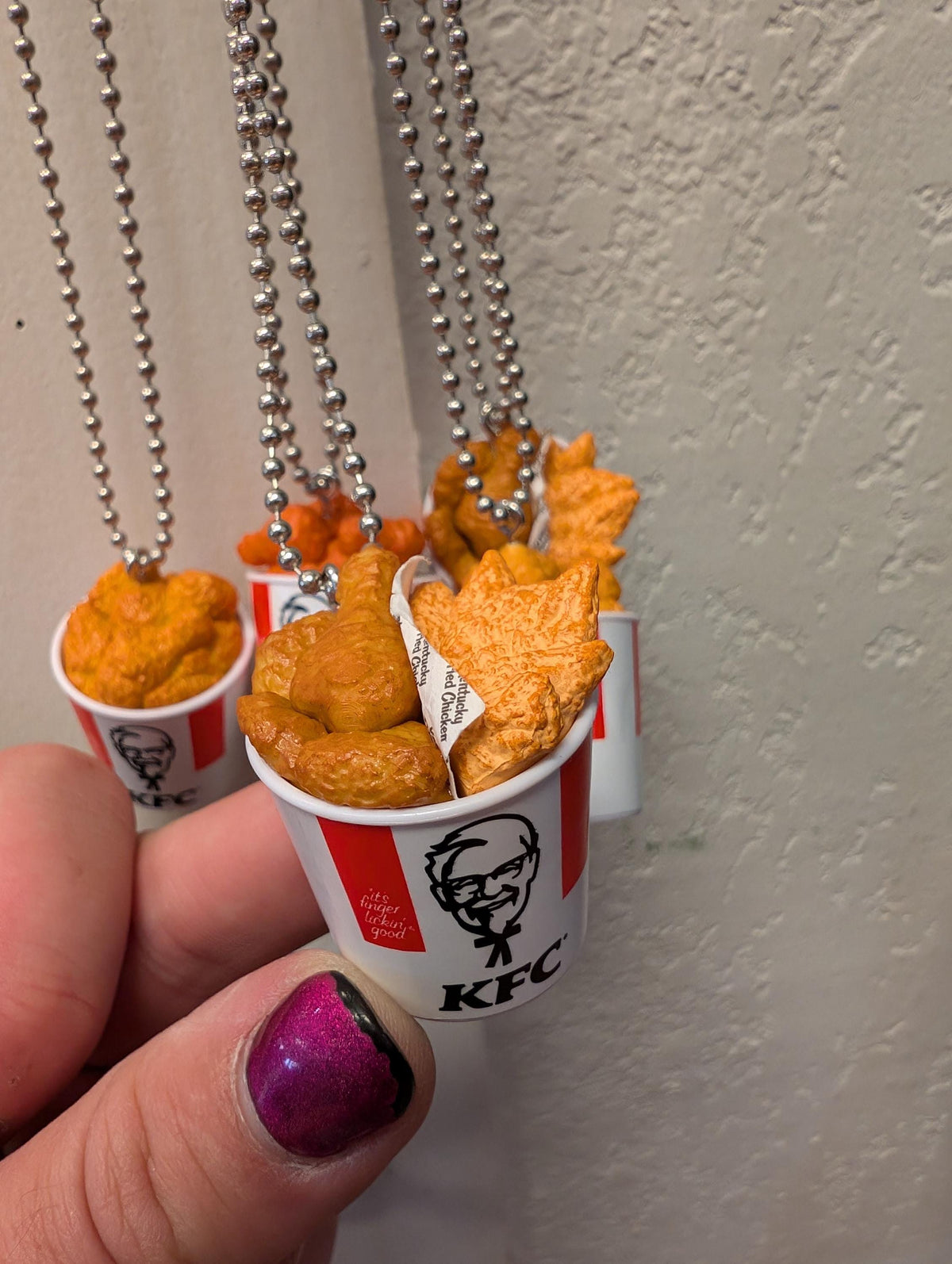Bucket of chicken necklace - House of Dow