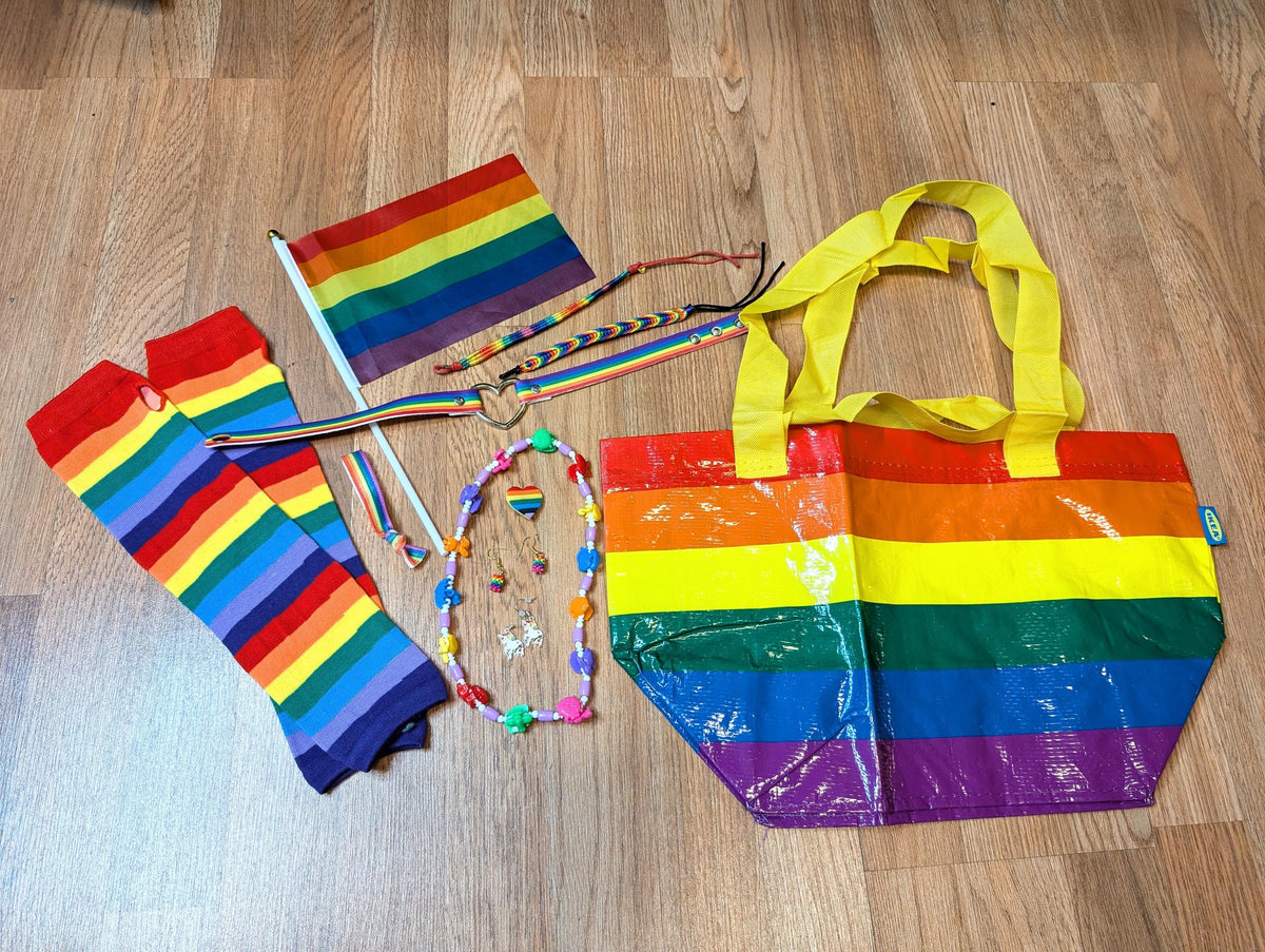 Rainbow Gay Pride grab bag mystery gift box lot - House of Dow