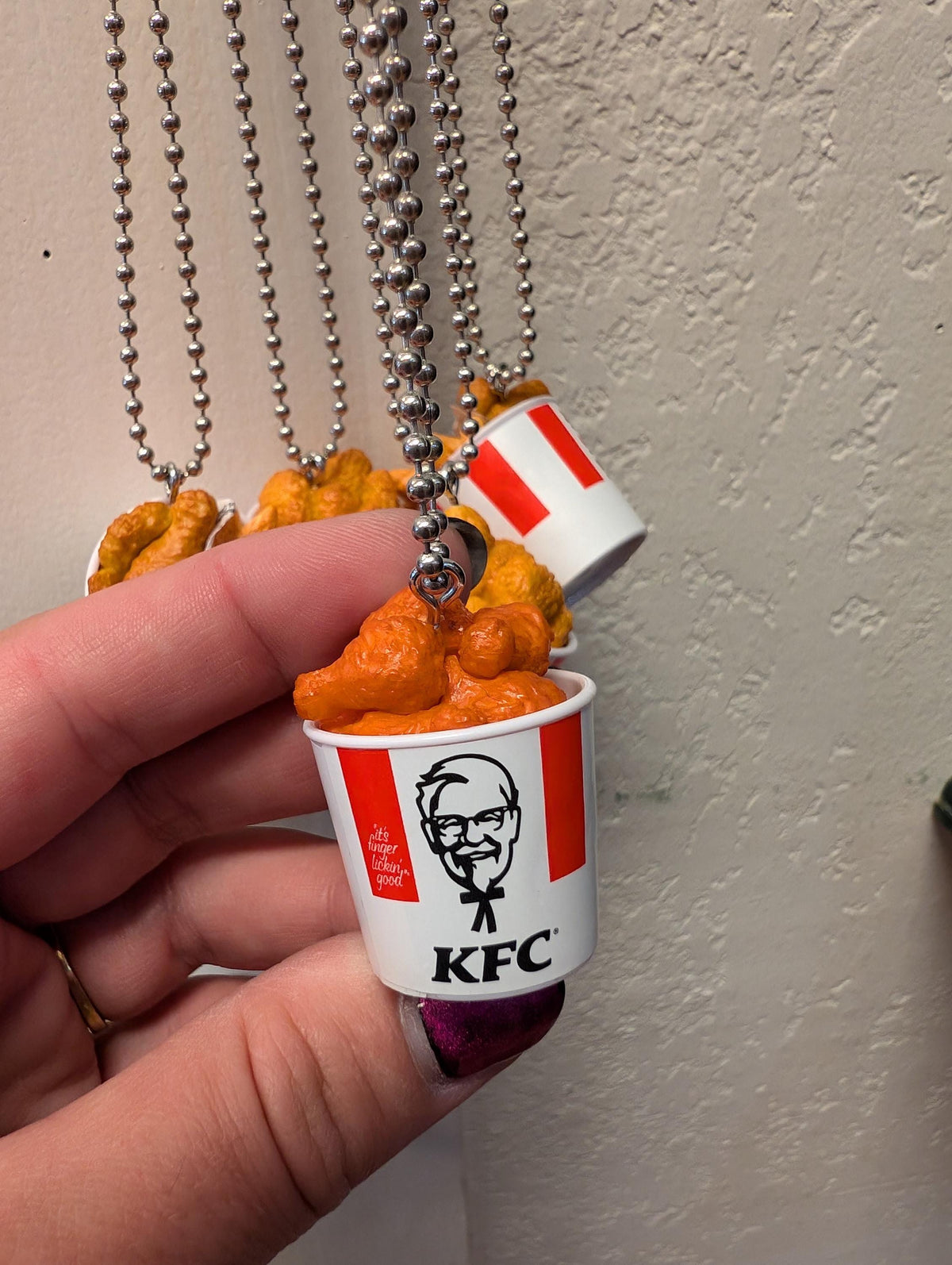 Bucket of chicken necklace - House of Dow