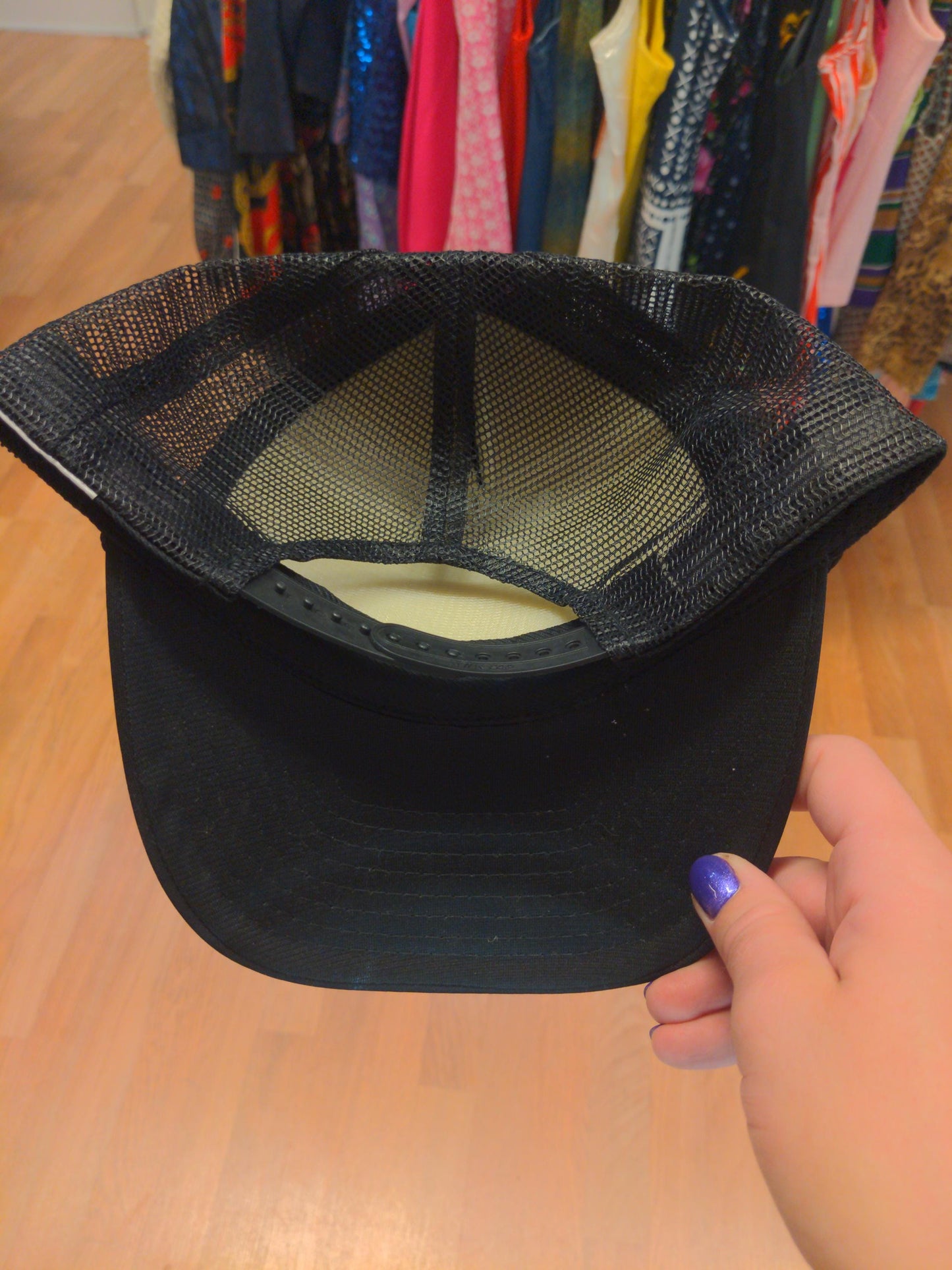 Deadstock vintage Trucker cap hat Put your Ass on some Class Motorcycle Biker hat