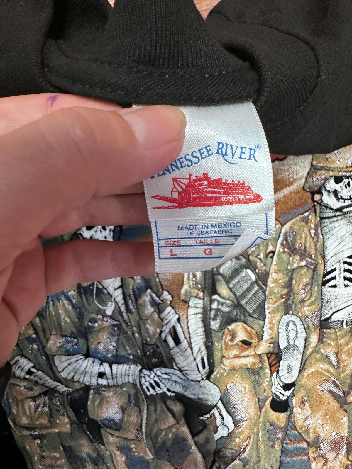 Deadstock 90s Anti-War Skeleton Killing for Peace Grunge Shirt Bootleg SALE Rare - House of Dow