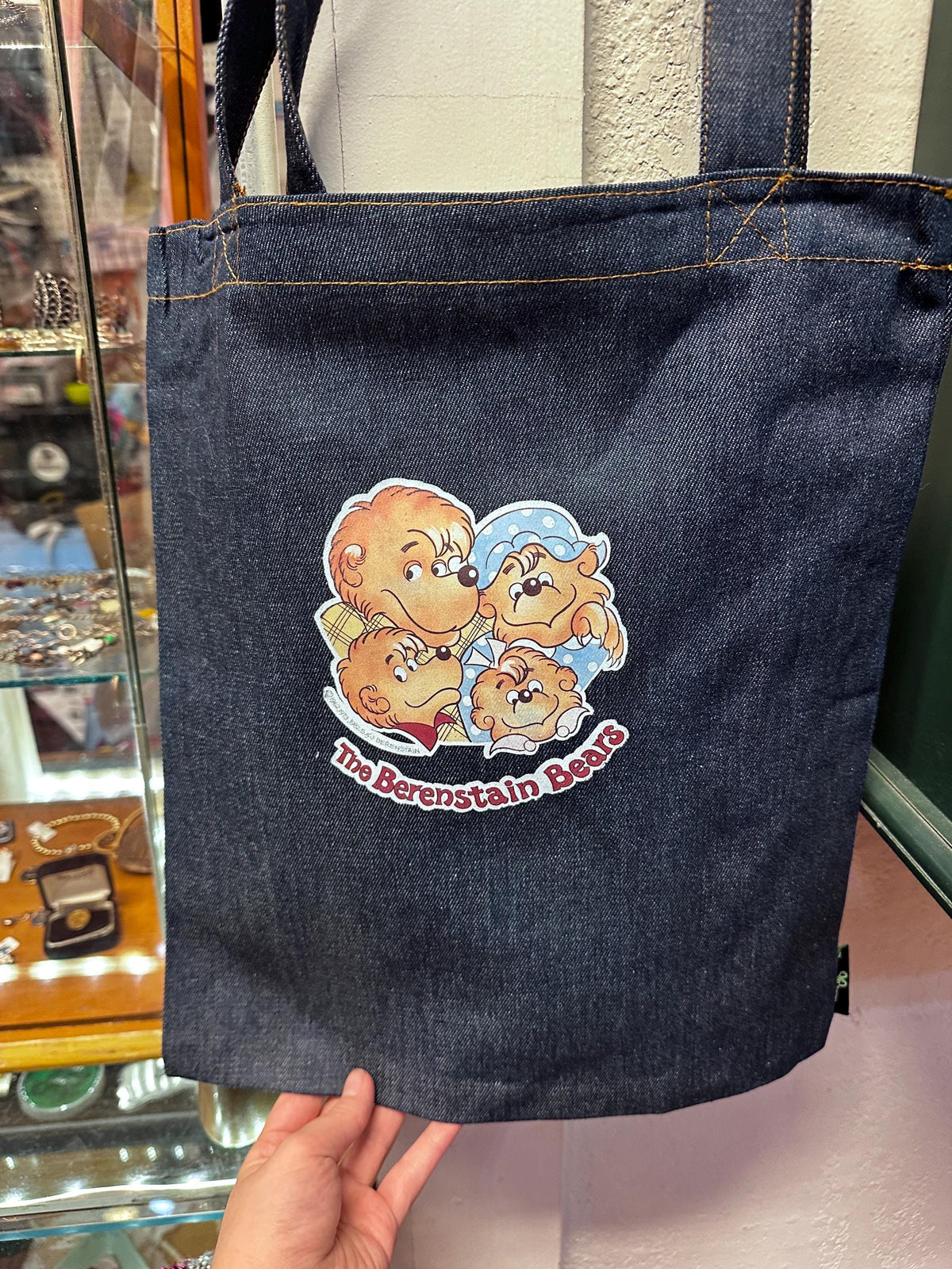 Heat Press Berenstain Bears Denim Tote