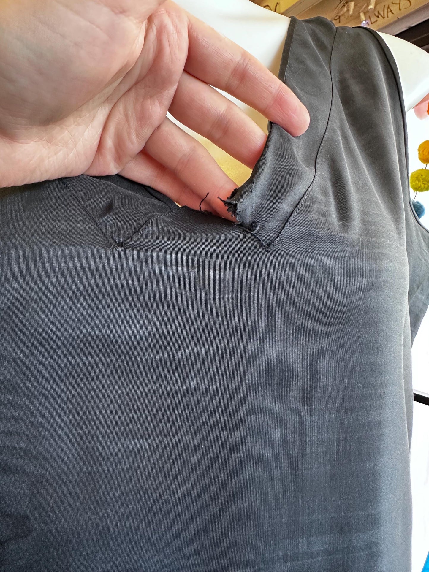1920s Vintage Antique Flapper Black Silk Dress Plus Size