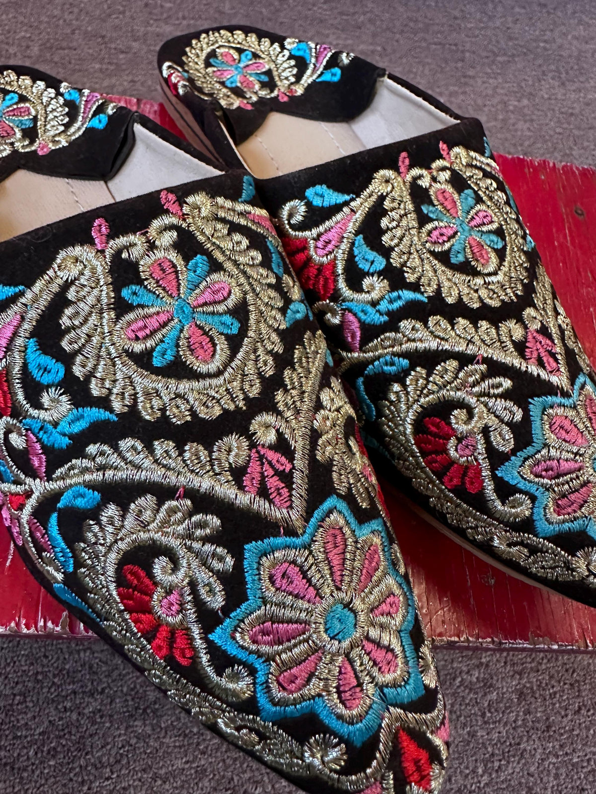 Moroccan Embroidered shoes