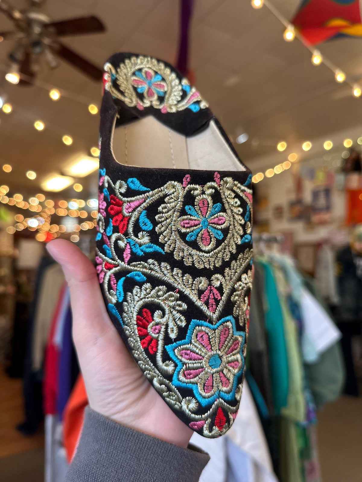 Moroccan Embroidered shoes