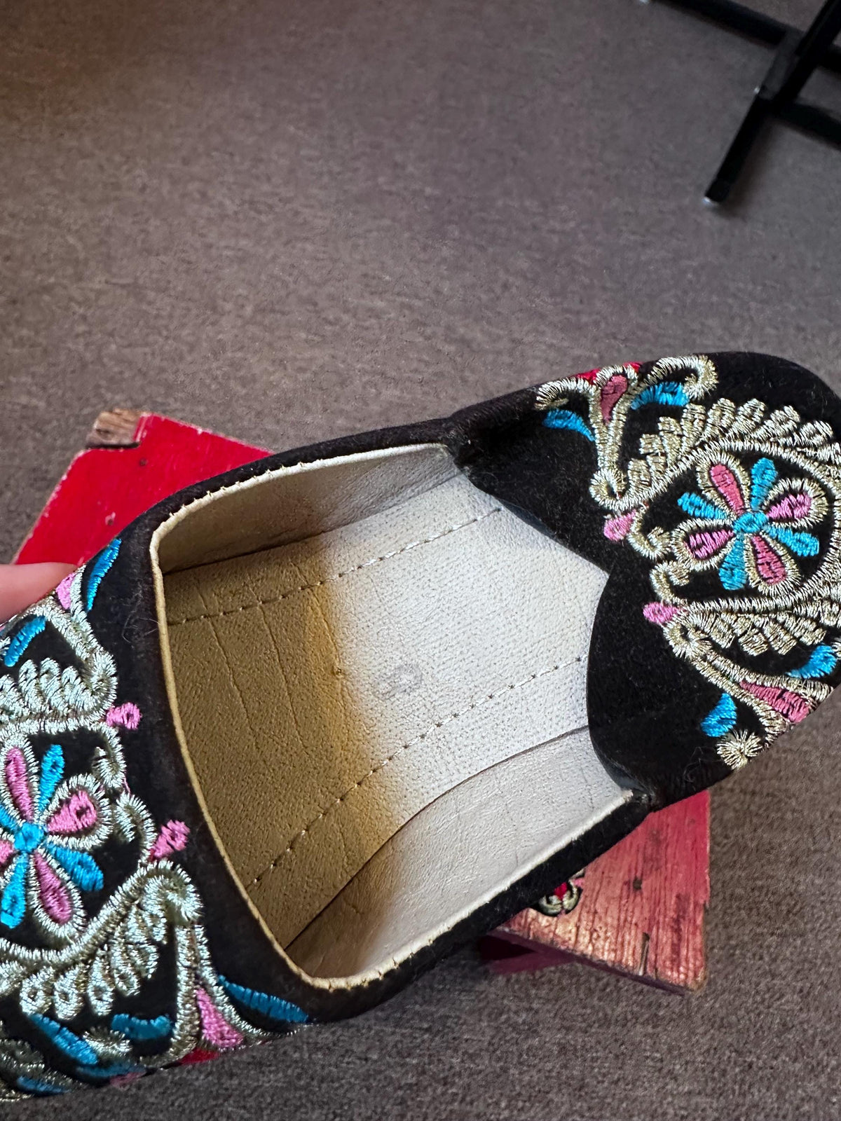 Moroccan Embroidered shoes