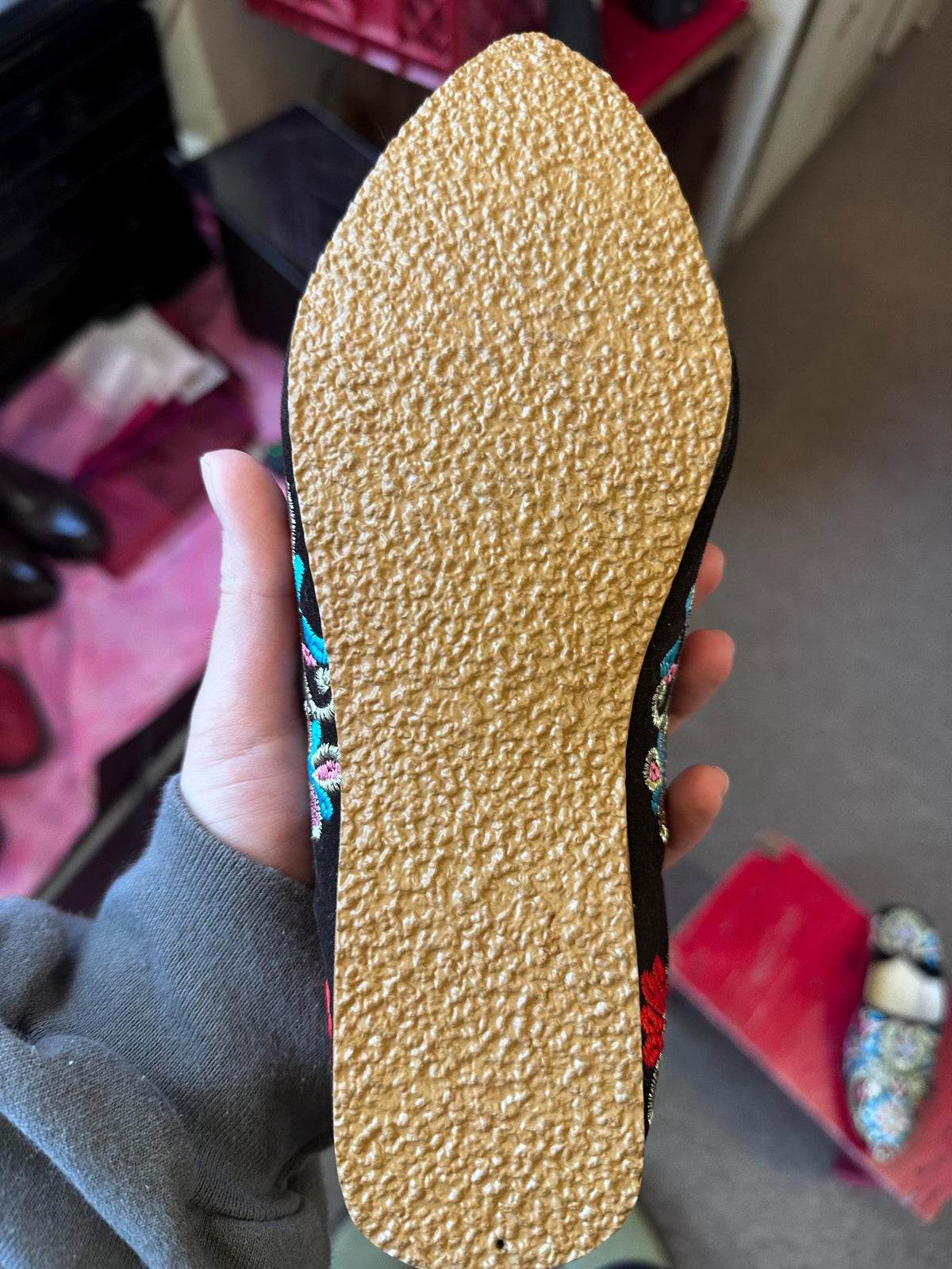 Moroccan Embroidered shoes