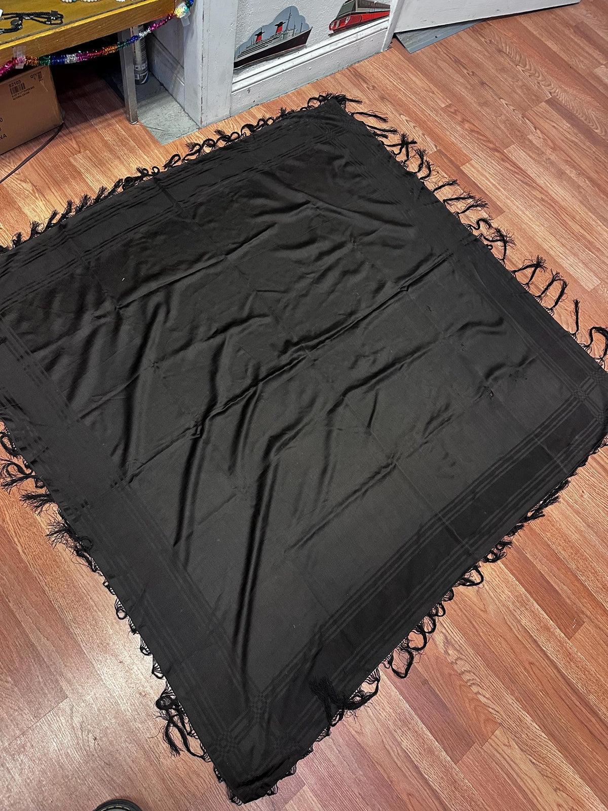 Vintage Victorian Silk Opera Scarf