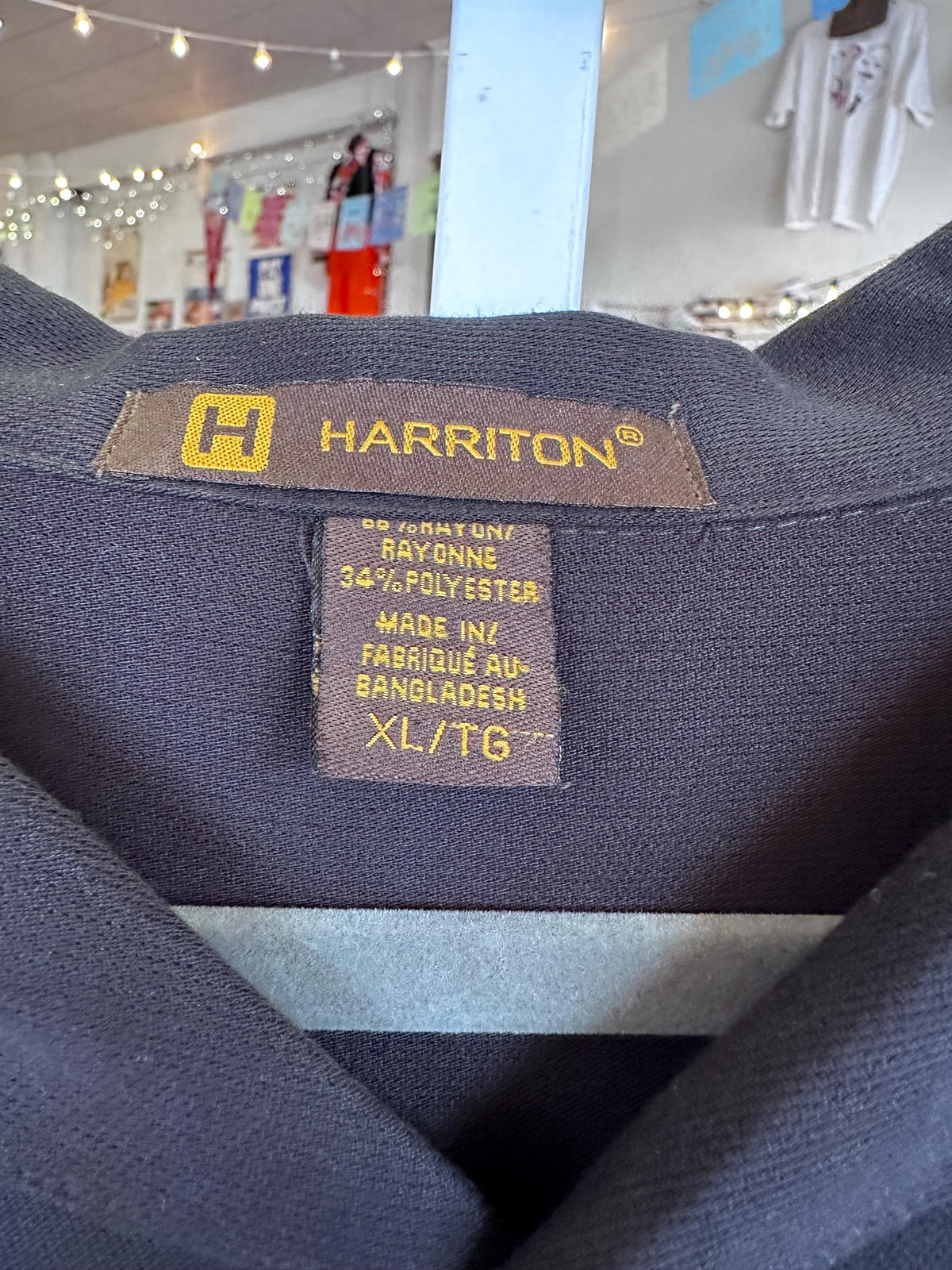 Harrington Rockabilly Shirt – XL (66% Rayon / 34% Polyester)