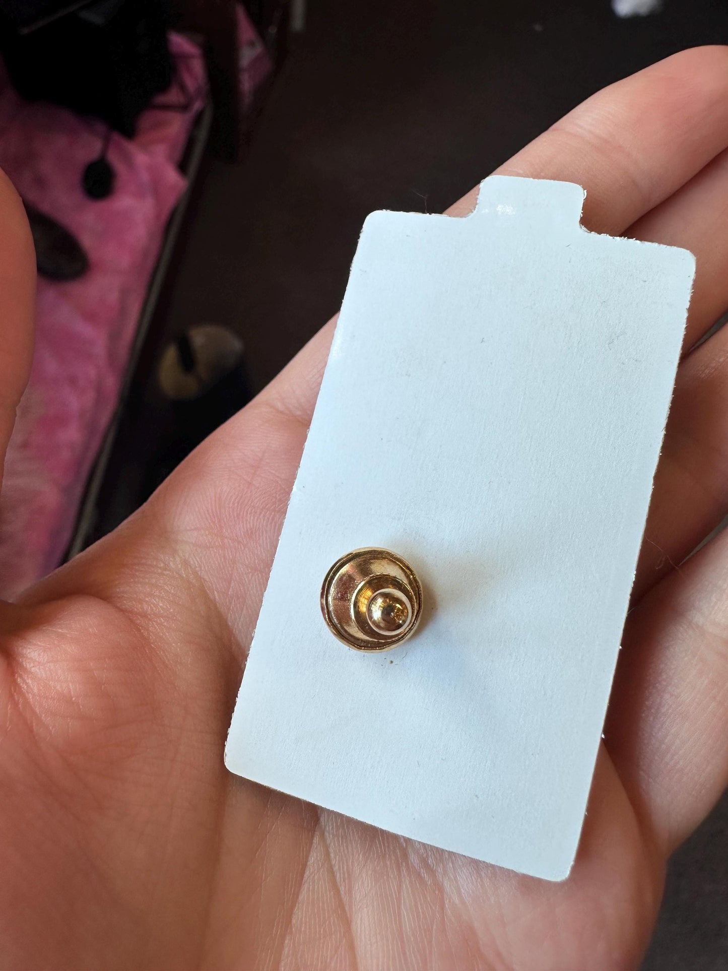 Deadstock Vintage Double Heart Pin