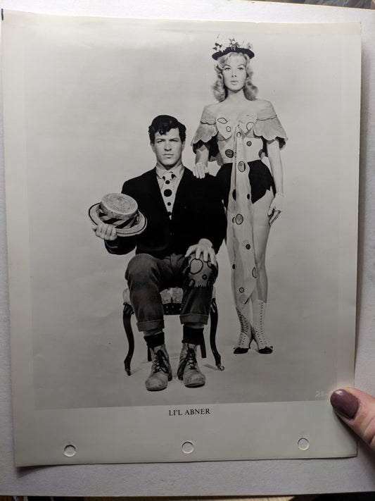 Leslie Parrish 1960 Li'l Abner 8x10 PETER PALMER Promo photo Portrait
