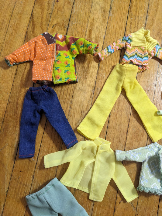 Vintage Barbie Doll Clothing Outfit Lot 1960s 70s Clone As Is