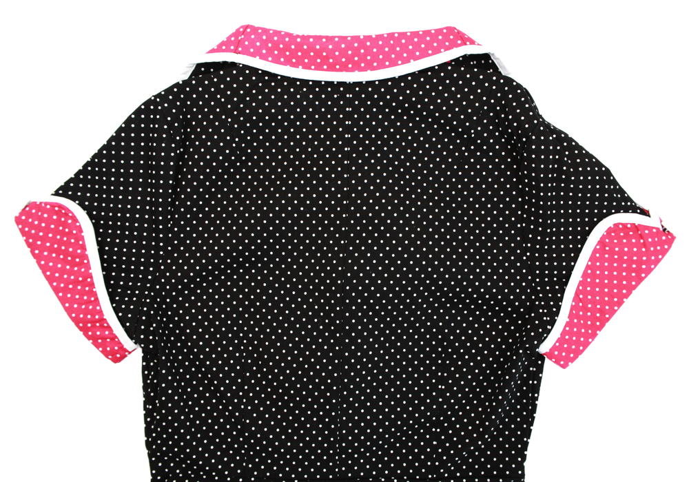 Sourpuss Peggy Sue Retro 1950s Diner Style Dress Polka Dots Dress