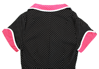 Sourpuss Peggy Sue Retro 1950s Diner Style Dress Polka Dots Dress