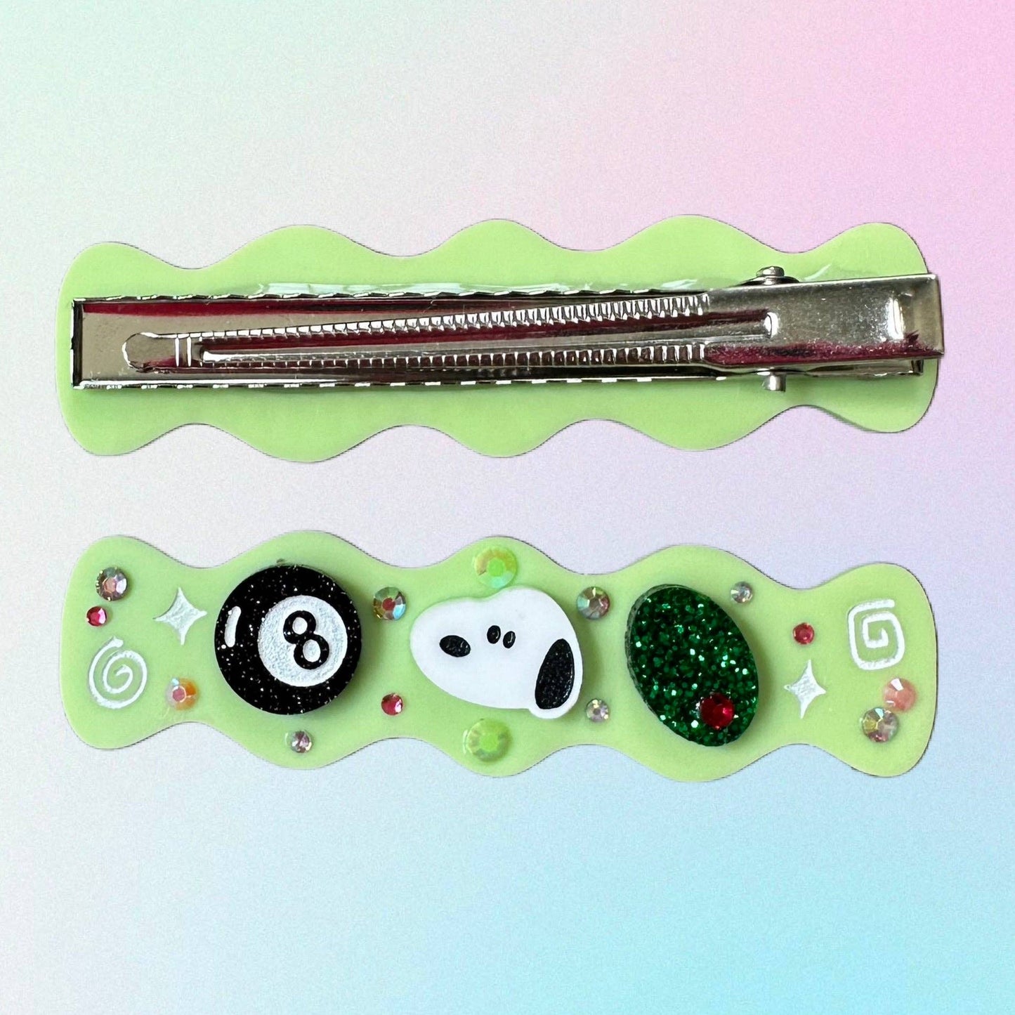 Snoopy Collage Acrylic Hair Clip